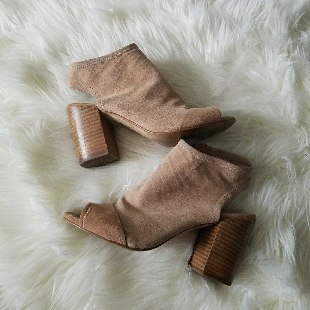 Aldo Open-Toe Booties Size 6 - image 1